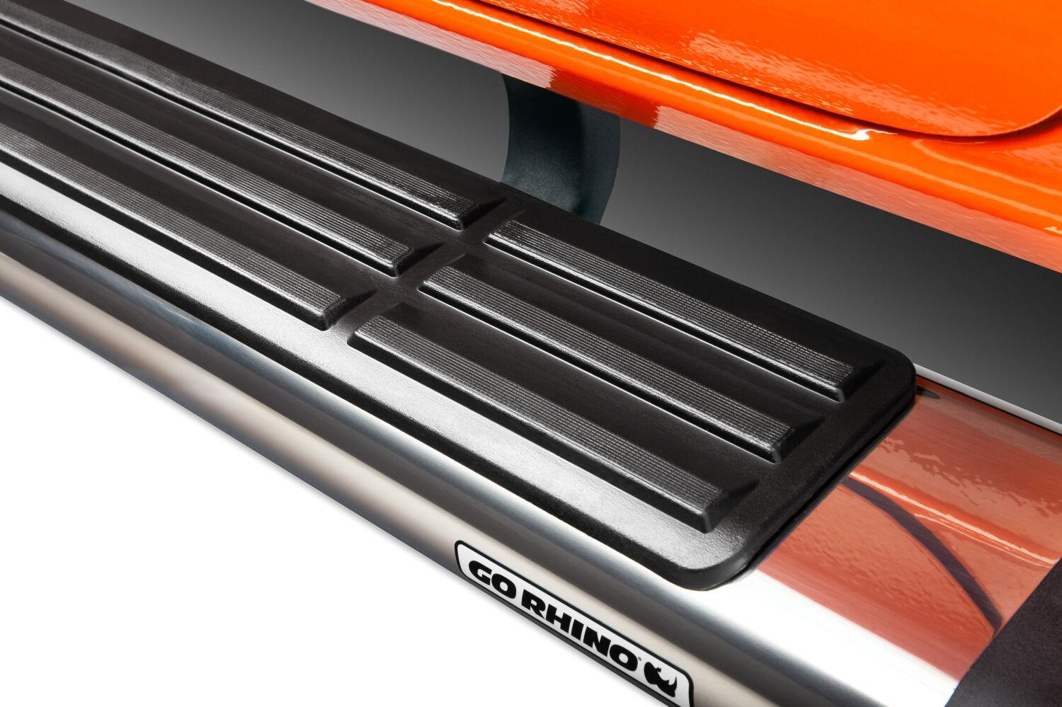 Go Rhino 6" OE Xtreme Side Steps - 80" Long - Stainless steel finish - Bars Only - 660080PS