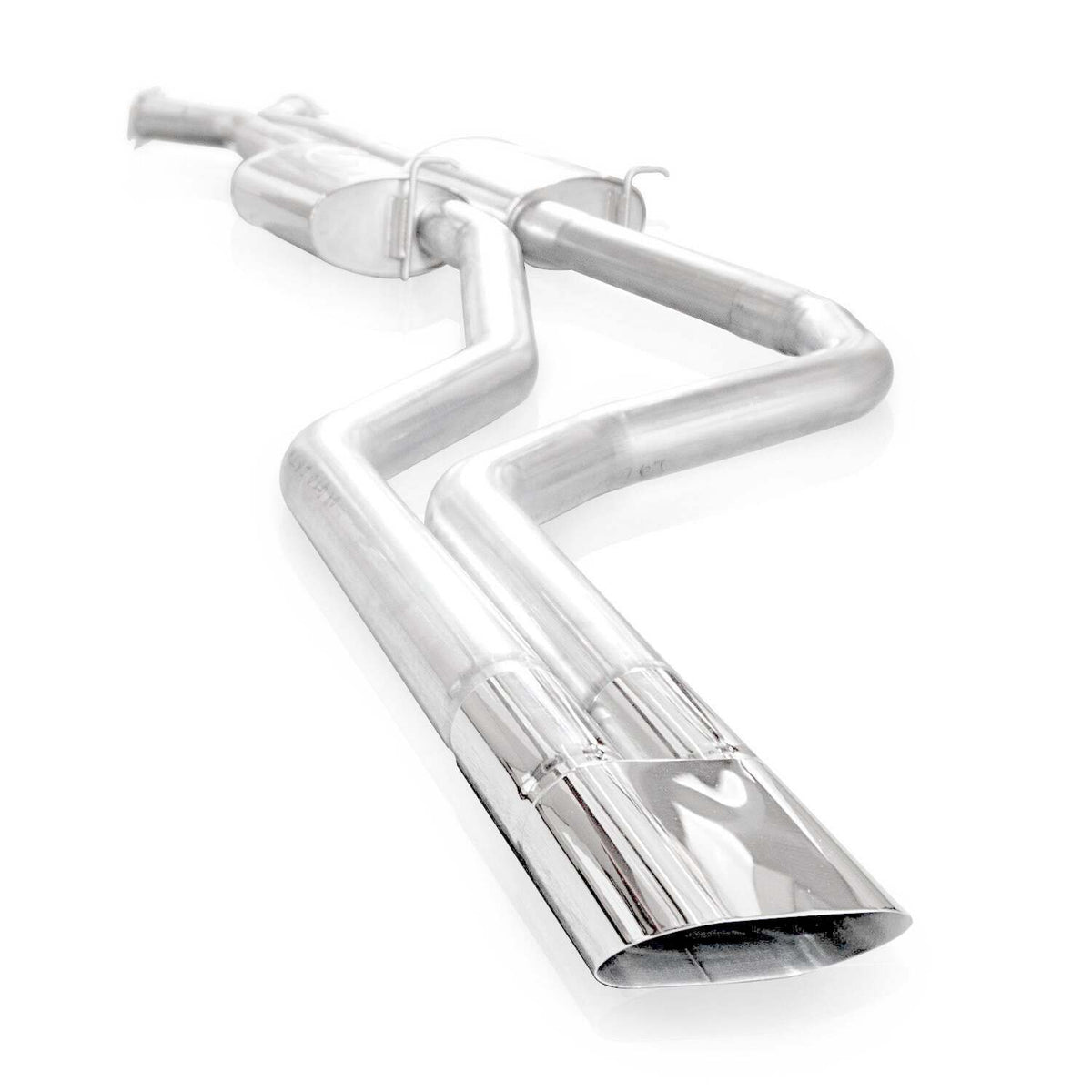 Stainless Works Catback Dual Turbo Mufflers Dual Slash-Cut Tips Factory Connect (2004-2004 GTO) - GTOTOLTMDT
