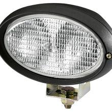 Hella Oval 100 Halogen Double Beam Work Lamp (Cr) - H15161021