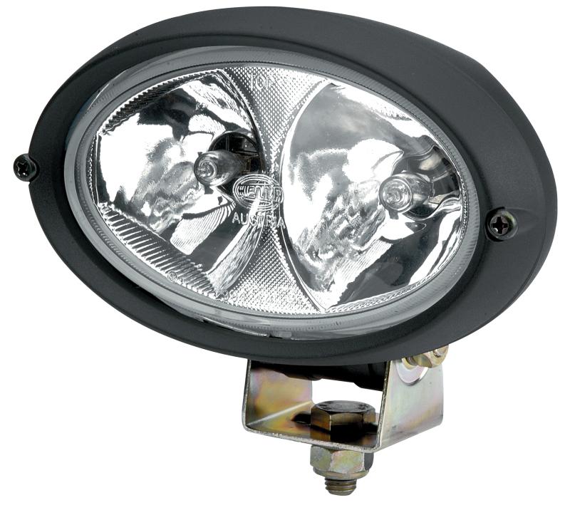 Hella Oval 100 Halogen Double Beam Work Lamp (Lr) - H15161037