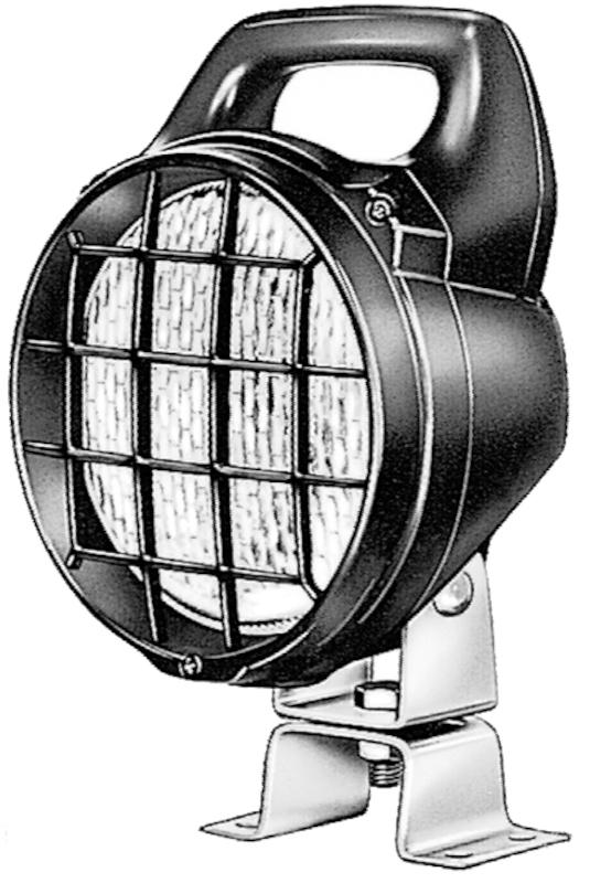 Hella Matador Halogen Work Lamp With Grille &Amp; Switch (Cr) - H15470001