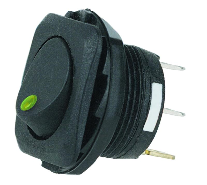 Hella Switch Rocker Spst Led Green - H61923001