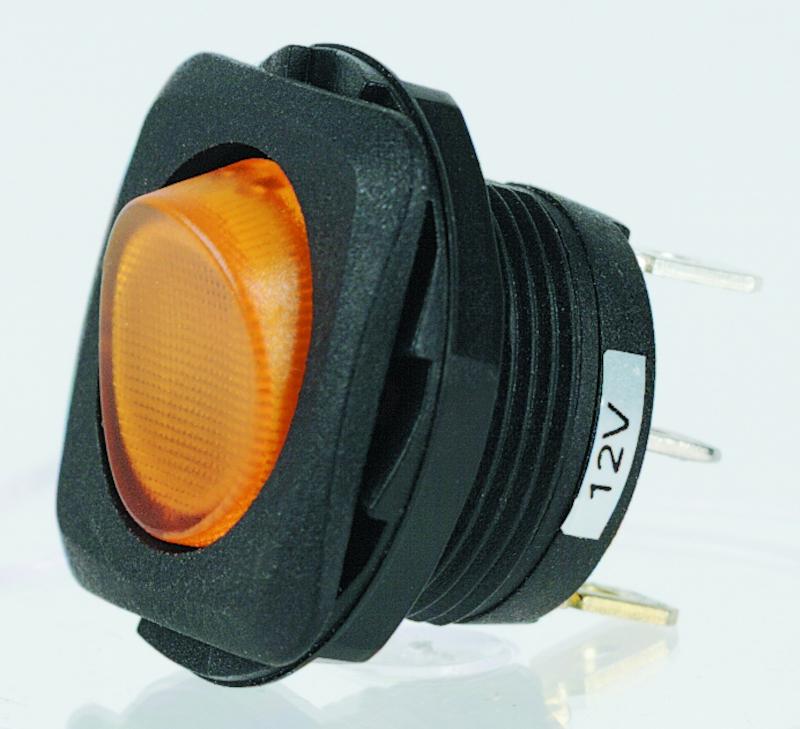 Hella Switch Rocker Spst Inc Amber - H61925001