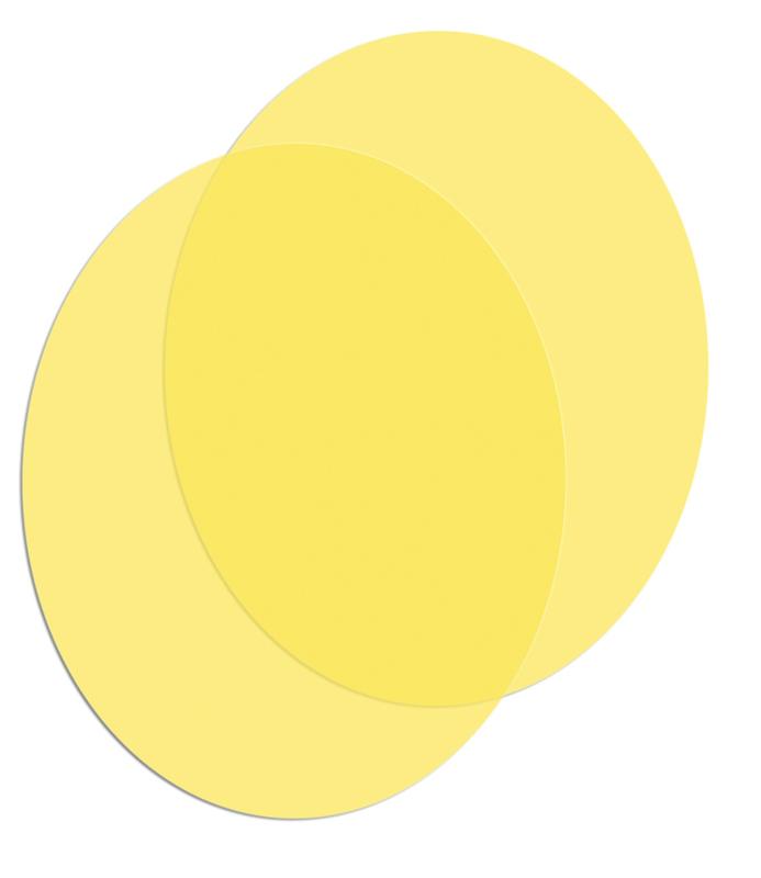 Hella Color Shieldz Protective Laminate - 500 / 500Ff Series Lamps - Yellow - H87988431