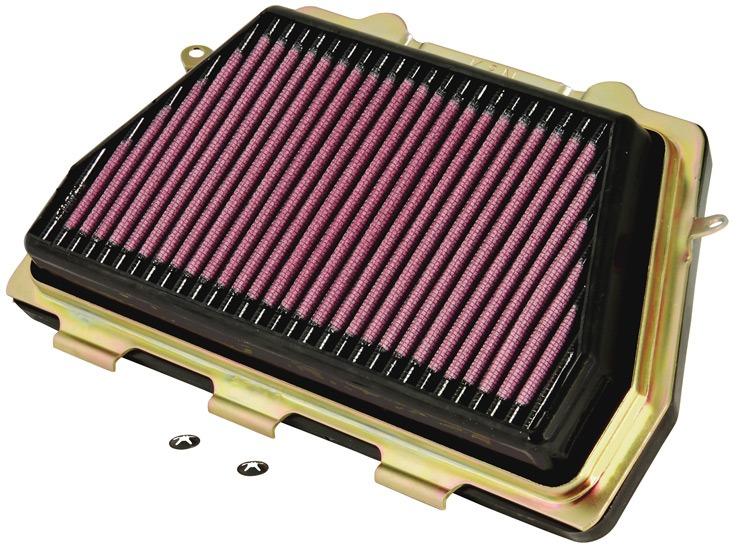 K and N Filters Replacement Air Filter (2008-2016 CBR1000RR, CBR1000RR ABS, CBR1000RR SP, CBR1000RR SP Repsol Edition) - HA-1008