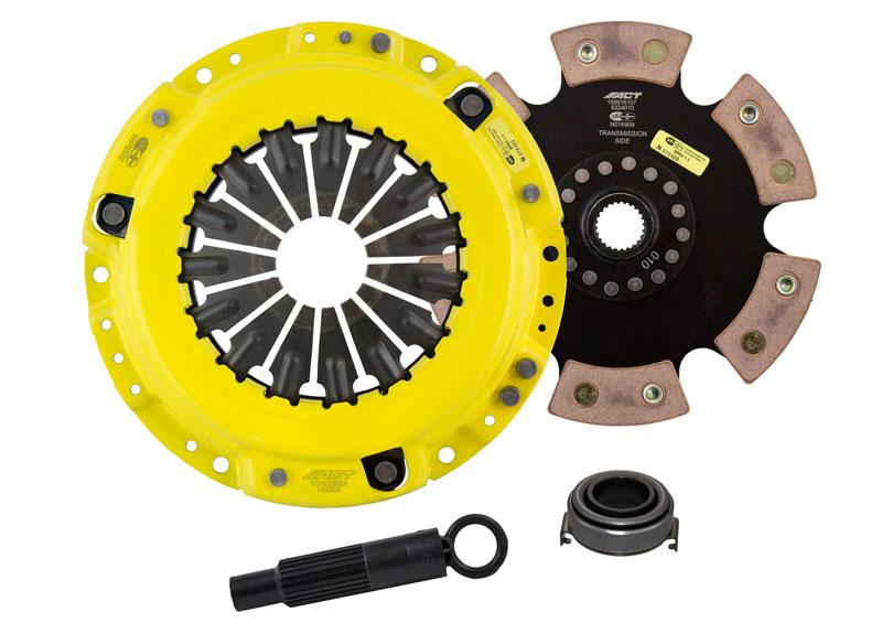 ACT Clutches XT/Race Rigid 6 Pad (1997-1999 Acura CL,1990-2002 Accord,1992-2001 Prelude) - HA3-XTR6