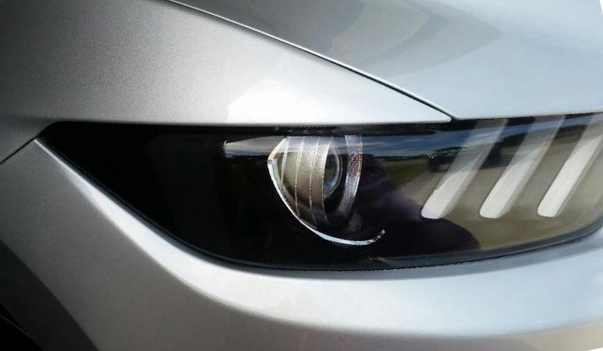 Anchor Room Headlight Amber Corner Vinyl Black Out - Azure(Grabber) Blue (+$5.00) (2015-2017 MUSTANG, 2016-2020 GT350 & 2020-2023 GT500) - 15FM_HAC_GB