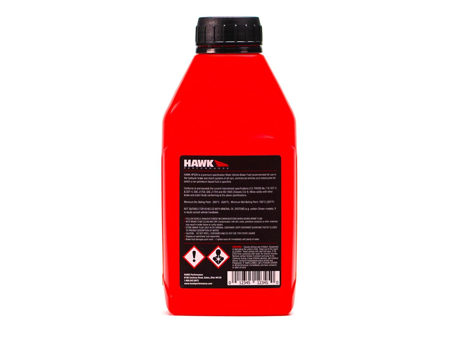 Hawk 500Ml Bottle Street Brake Fluid - HP520