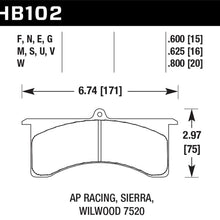 Hawk Er-1 Disc Brake Pad - HB102D.800