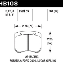Hawk Motorsports Brake Pads - HB108M.560