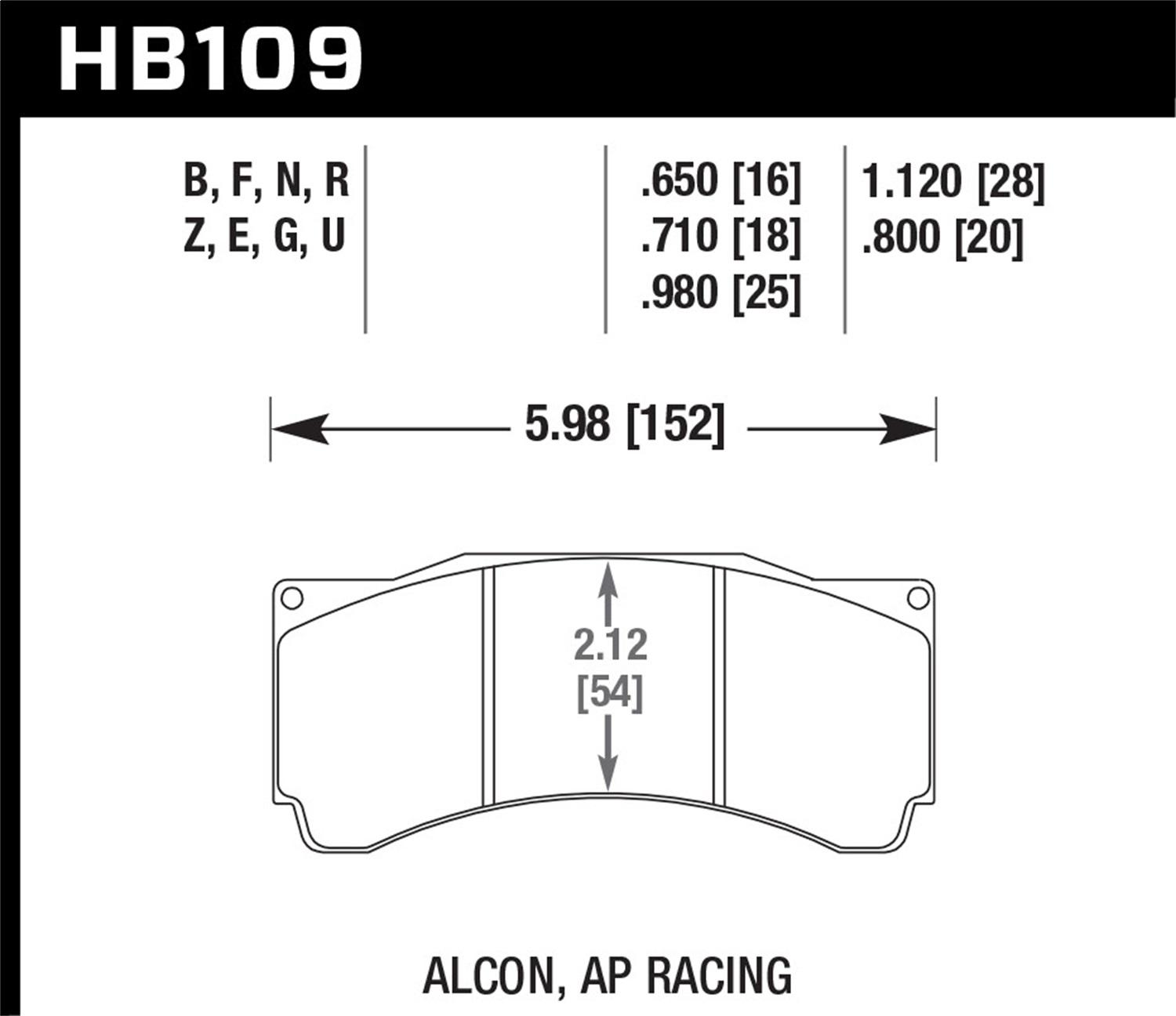 Hawk Street Brake Pads - HB109Z.710