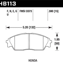 Hawk Er-1 Disc Brake Pad - HB113D.590