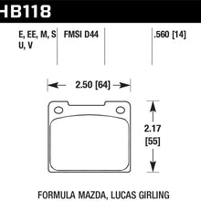 Hawk Motorsports Brake Pads - HB118V.560