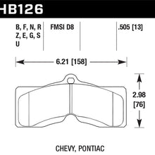 Hawk Er-1 Disc Brake Pad - HB126D.505