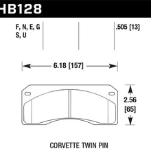 Hawk Er-1 Disc Brake Pad - HB128D.505