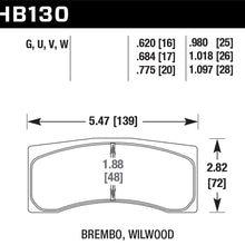 Hawk Motorsports Brake Pads - HB130U1.018
