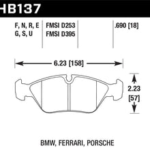 Hawk Street Brake Pads - HB137N.690