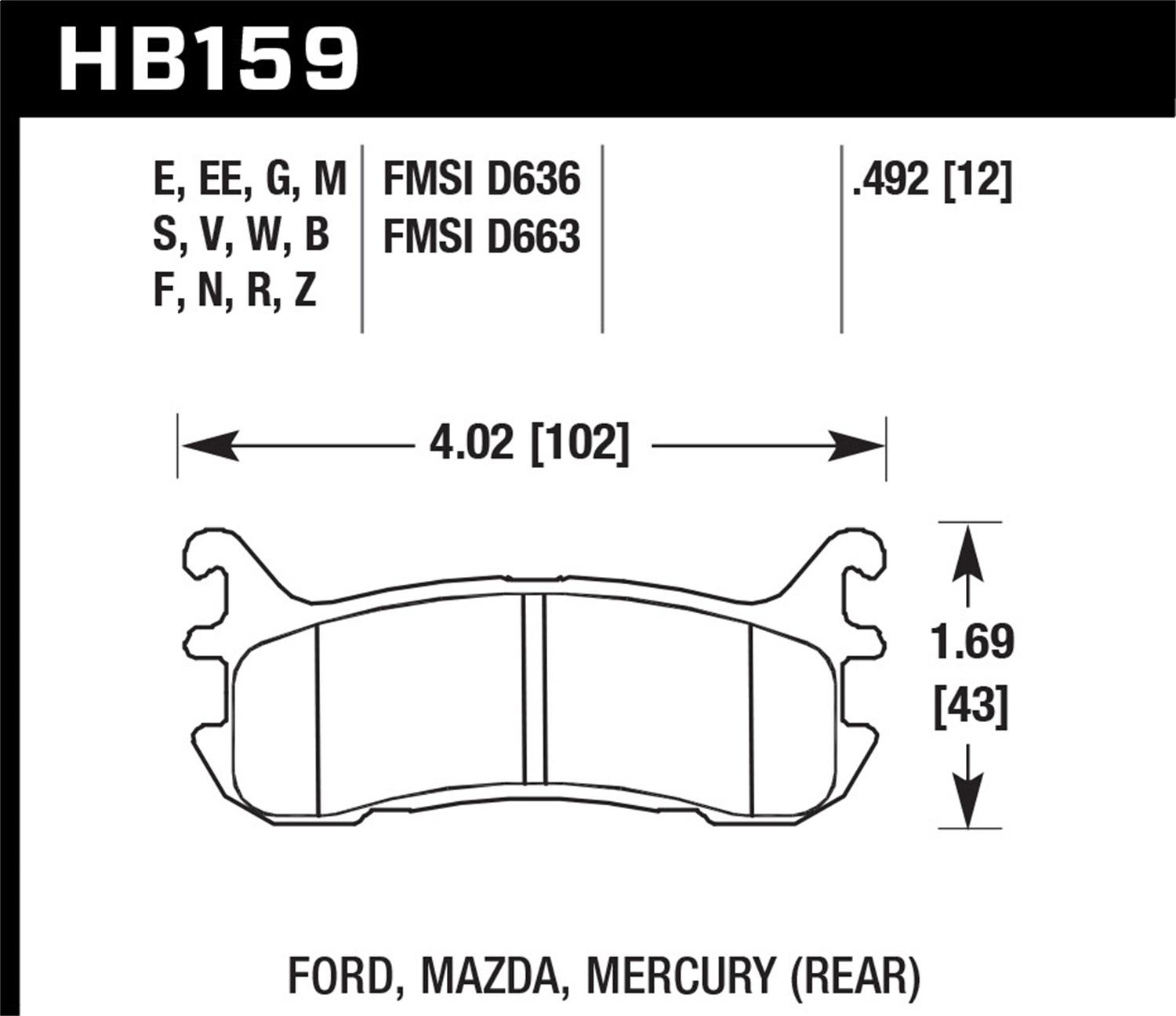 Hawk Blue 42 - HB159EE.492