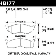 Hawk Er-1 Disc Brake Pad - HB177D.630