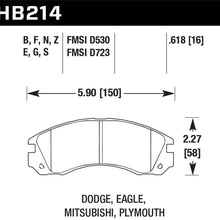 Hawk Street Brake Pads - HB214Z.618