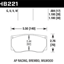 Hawk Er-1 Disc Brake Pad - HB221D1.10