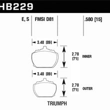 Hawk Er-1 Disc Brake Pad - HB229D.580