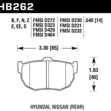 Hawk Street Brake Pads - HB262B.540
