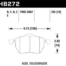 Hawk Street Brake Pads - HB272B.763A