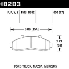 Hawk Street Brake Pads - HB283Z.650