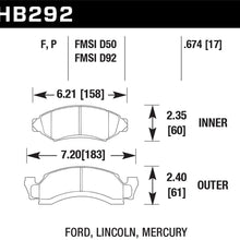 Hawk Street Brake Pads - HB292P.674