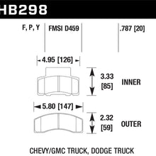 Hawk Street Brake Pads - HB298P.787