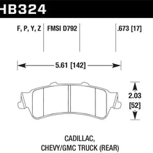 Hawk Street Brake Pads - HB324P.673