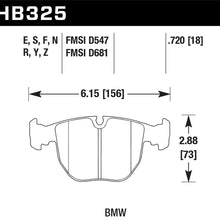 Hawk Street Brake Pads - HB325F.720