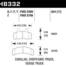 Hawk Street Brake Pads - HB332Z.654