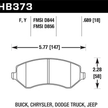 Hawk Street Brake Pads - HB373F.689