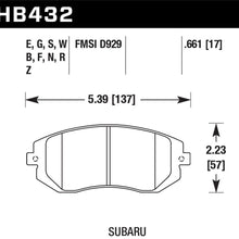 Hawk Street Brake Pads - HB432Z.661