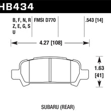 Hawk Street Brake Pads - HB434R.543