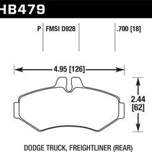 Hawk Street Brake Pads - HB479P.700