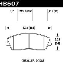 Hawk Street Brake Pads - HB507Z.711