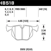 Hawk Motorsports Brake Pads - HB518E.642