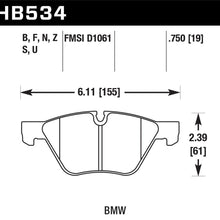 Hawk Street Brake Pads - HB534N.750