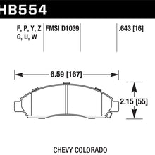 Hawk Street Brake Pads - HB554Y.643