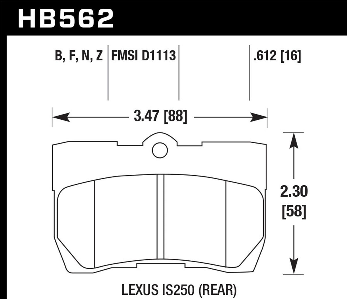 Hawk HP Plus - HB562N.612