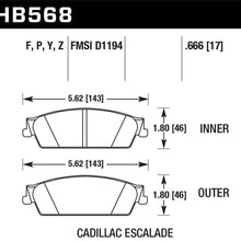 Hawk Street Brake Pads - HB568Z.666