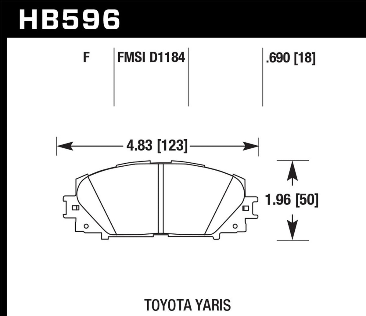 Hawk Street Brake Pads - HB596B.690