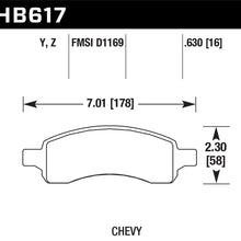 Hawk Street Brake Pads - HB617Z.630