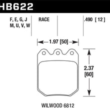 Hawk Motorsports Brake Pads - HB622E.490