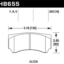 Hawk Street Brake Pads - HB655F.620