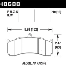 Hawk DTC-70 Disc Brake Pad - HB688U.980