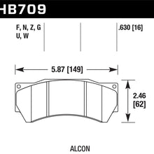 Hawk Motorsports Brake Pads - HB709Q.630